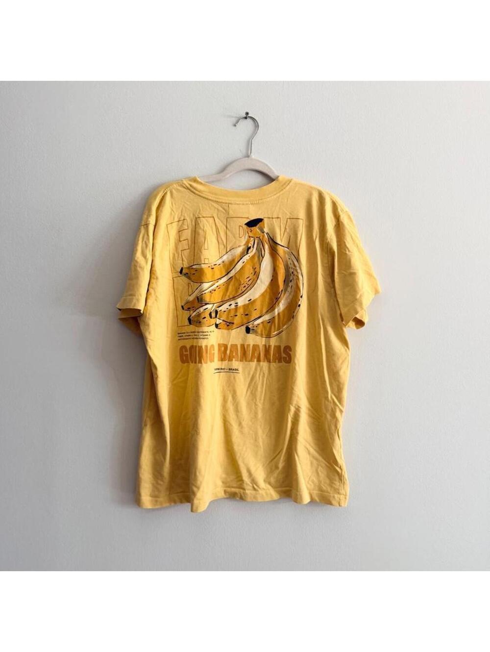 Farm Rio Tropical Bananas Relaxed Graphic Tee
